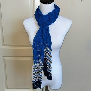 Missoni knit scarf